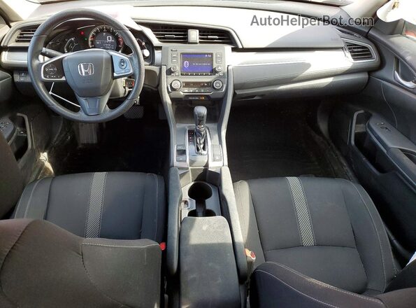 2HGFC2F56JH549622 2018 HONDA CIVIC Red Dashboard view