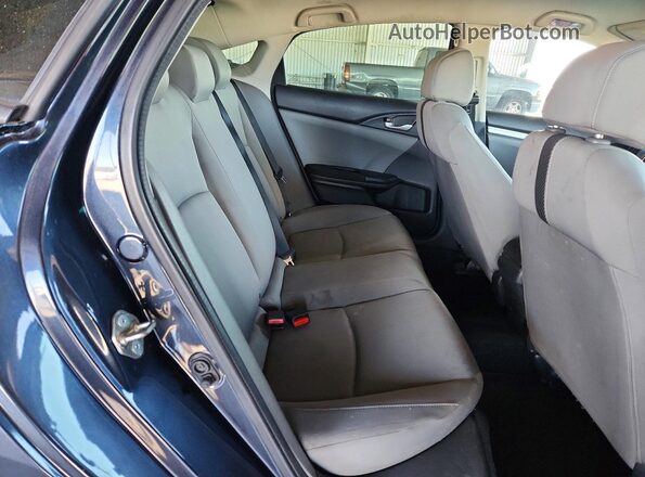 2HGFC2F56JH552004 2018 HONDA CIVIC Blue Vista de los asientos traseros