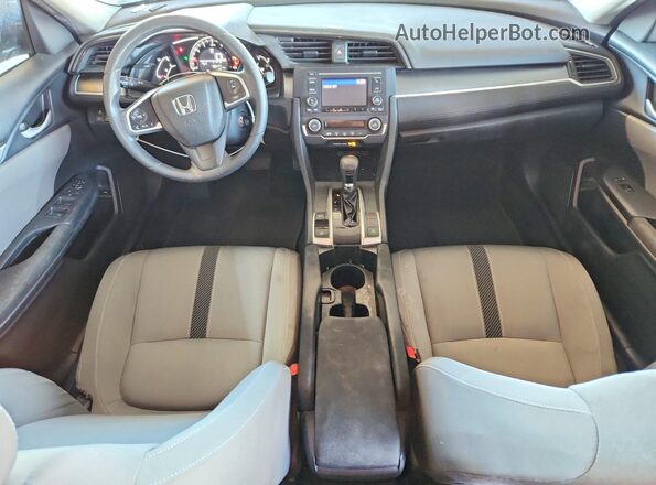 2HGFC2F56JH552004 2018 HONDA CIVIC Blue Vista del salpicadero