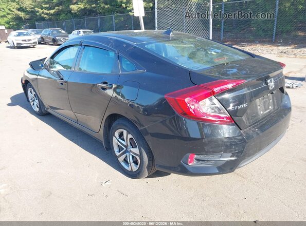 2HGFC2F56JH580773 2018 HONDA CIVIC Black Задня ліва чверть