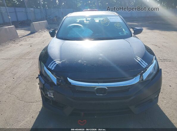 2HGFC2F56JH580773 2018 HONDA CIVIC Black Вид щитка приладів