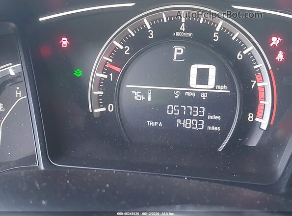 2HGFC2F56JH580773 2018 HONDA CIVIC Black 