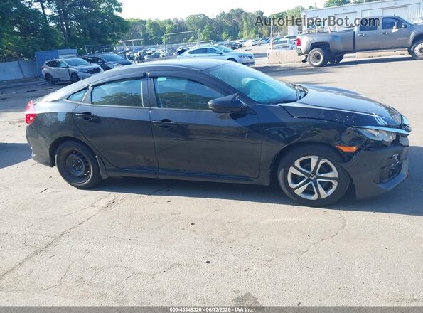 2HGFC2F56JH580773 2018 HONDA CIVIC Black Вид задньої частини салону