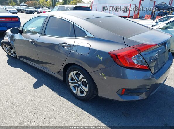 2HGFC2F56JH598481 2018 HONDA CIVIC Gray Հետևի ձախ