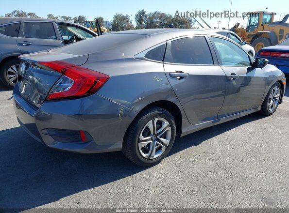 2HGFC2F56JH598481 2018 HONDA CIVIC Gray Հետևի աջ