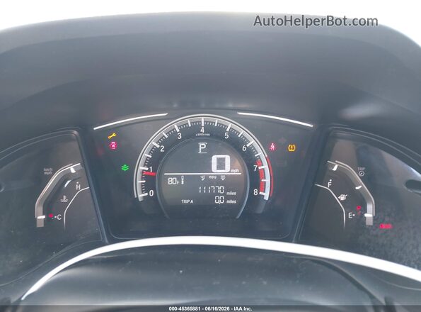 2HGFC2F56JH598481 2018 HONDA CIVIC Gray Հետևի նստատեղերի տեսք