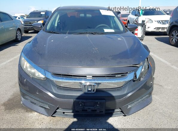 2HGFC2F56JH598481 2018 HONDA CIVIC Gray Սարքավորումների վահանակի տեսք