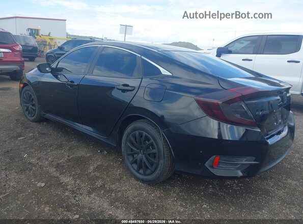 2HGFC2F56JH607728 2018 HONDA CIVIC Черный Задняя левая четверть