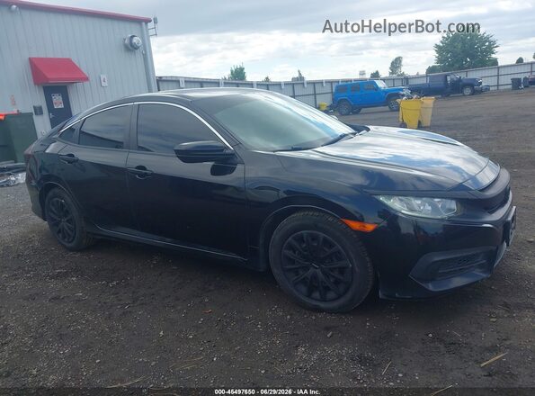 2HGFC2F56JH607728 2018 HONDA CIVIC Черный Вид задней части салона