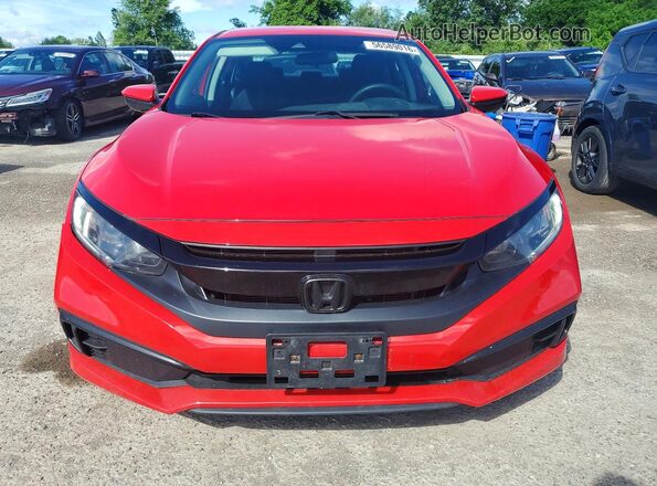 2HGFC2F56LH030282 2020 HONDA CIVIC Red Widok z przodu