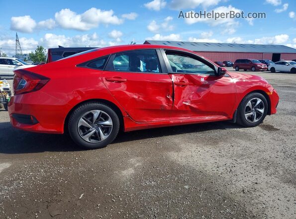 2HGFC2F56LH030282 2020 HONDA CIVIC Red Tył prawy
