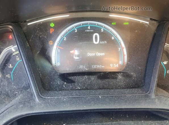 2HGFC2F56LH030282 2020 HONDA CIVIC Red Widok zestawu wskaźników