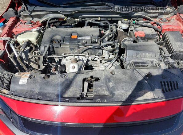 2HGFC2F56LH030282 2020 HONDA CIVIC Red Widok wnętrza z tyłu