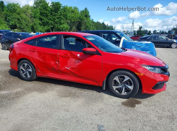 2HGFC2F56LH030282 2020 HONDA CIVIC Red Przód prawy