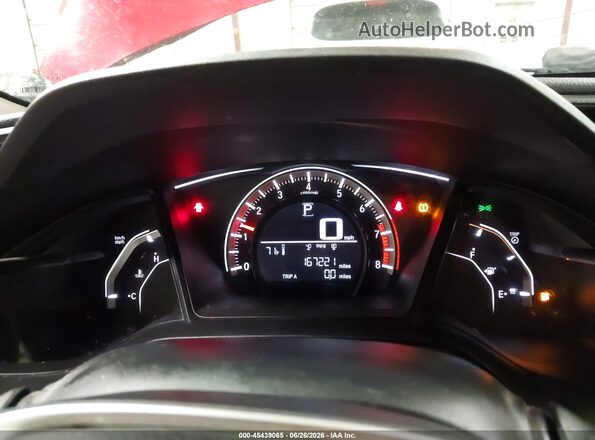 2HGFC2F57GH517853 2016 HONDA CIVIC Red Հետևի նստատեղերի տեսք