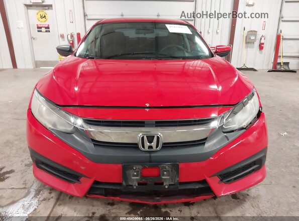 2HGFC2F57GH517853 2016 HONDA CIVIC Red Սարքավորումների վահանակի տեսք