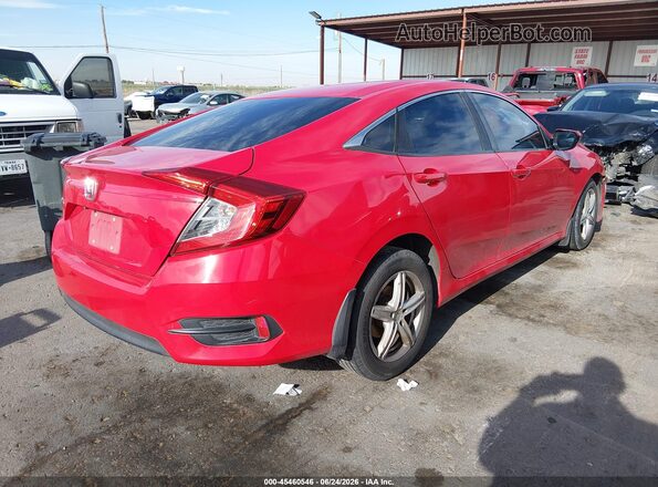 2HGFC2F57GH543787 2016 HONDA CIVIC Red Задня права чверть