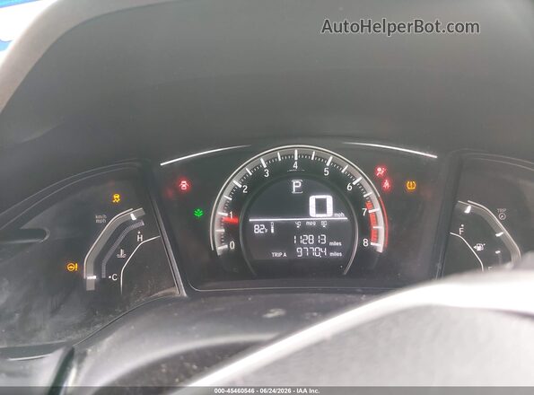 2HGFC2F57GH543787 2016 HONDA CIVIC Red Вид задніх сидінь