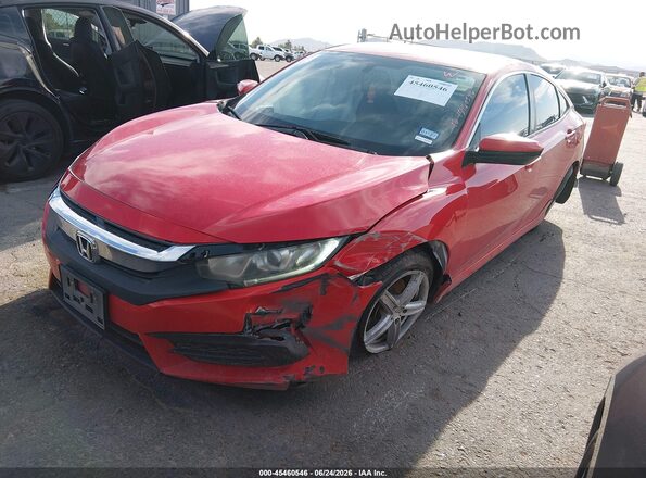 2HGFC2F57GH543787 2016 HONDA CIVIC Red Передня ліва чверть