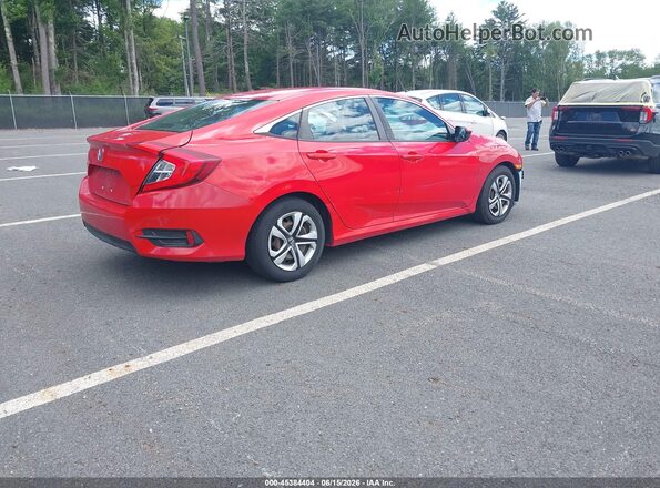 2HGFC2F57GH545586 2016 HONDA CIVIC Красный Задняя правая четверть