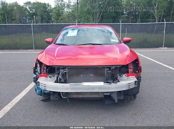 2HGFC2F57GH545586 2016 HONDA CIVIC Красный Вид щитка приборов