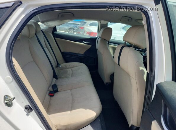 2HGFC2F57HH511908 2017 HONDA CIVIC White Հետևի նստատեղերի տեսք