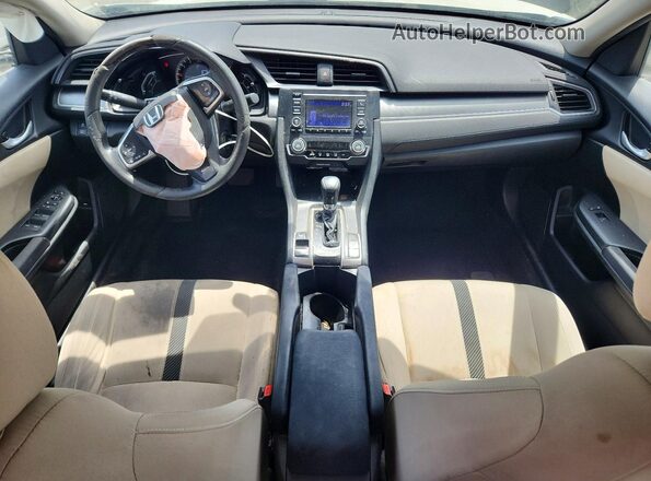 2HGFC2F57HH511908 2017 HONDA CIVIC White Առջևի վահանակի տեսք