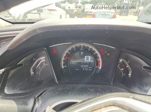 2HGFC2F57HH511908 2017 HONDA CIVIC White Սարքավորումների վահանակի տեսք
