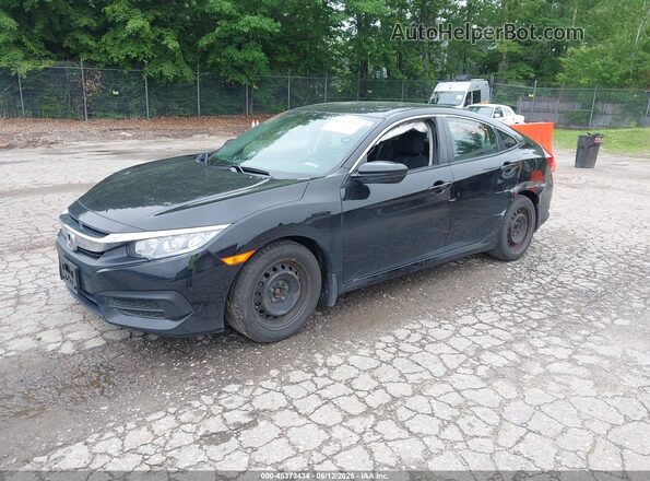 2HGFC2F57HH517482 2017 HONDA CIVIC Черный Передняя левая четверть