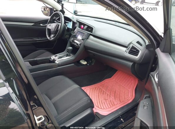 2HGFC2F57HH517482 2017 HONDA CIVIC Черный Вид салона спереди