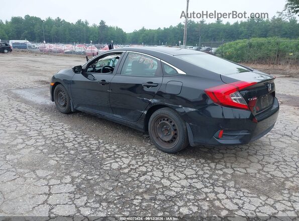2HGFC2F57HH517482 2017 HONDA CIVIC Черный Задняя левая четверть