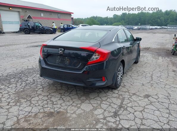 2HGFC2F57HH517482 2017 HONDA CIVIC Черный Задняя правая четверть