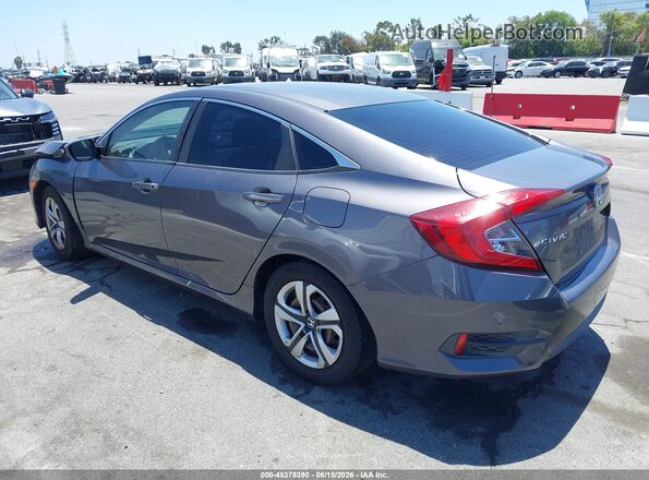 2HGFC2F57HH536288 2017 HONDA CIVIC Серый Задняя левая четверть