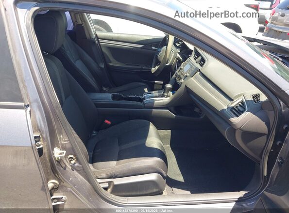 2HGFC2F57HH536288 2017 HONDA CIVIC Серый Вид салона спереди