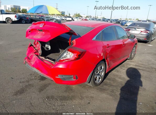 2HGFC2F57HH540857 2017 HONDA CIVIC Red Rear right