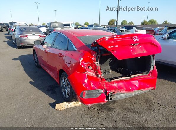 2HGFC2F57HH540857 2017 HONDA CIVIC Red Rear left