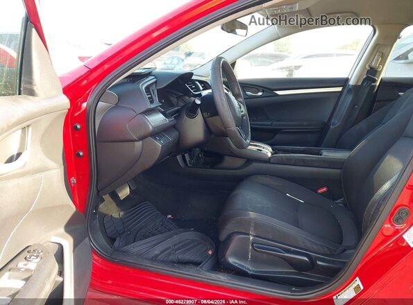 2HGFC2F57HH540857 2017 HONDA CIVIC Red Front interior view