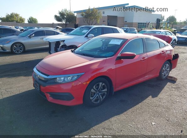 2HGFC2F57HH540857 2017 HONDA CIVIC Red Front left