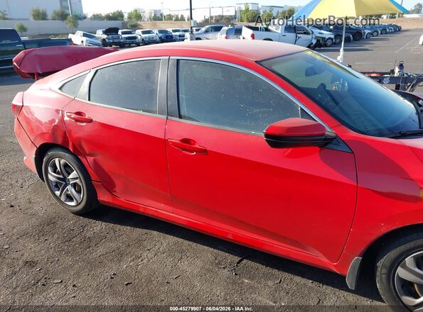 2HGFC2F57HH540857 2017 HONDA CIVIC Red Rear interior view