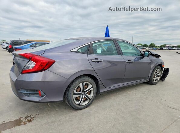 2HGFC2F57HH546870 2017 HONDA CIVIC Gray Trasero derecho