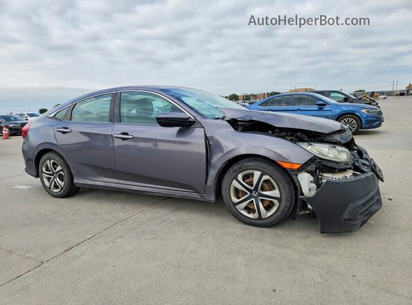 2HGFC2F57HH546870 2017 HONDA CIVIC Gray Delantero derecho