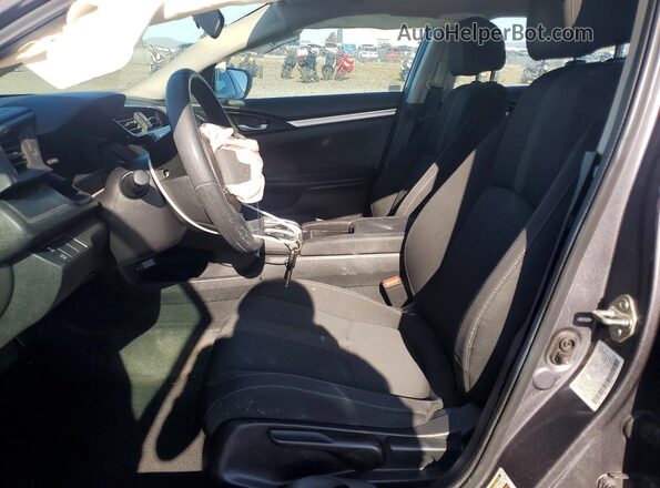 2HGFC2F57HH559179 2017 HONDA CIVIC Gray Вид салону спереду