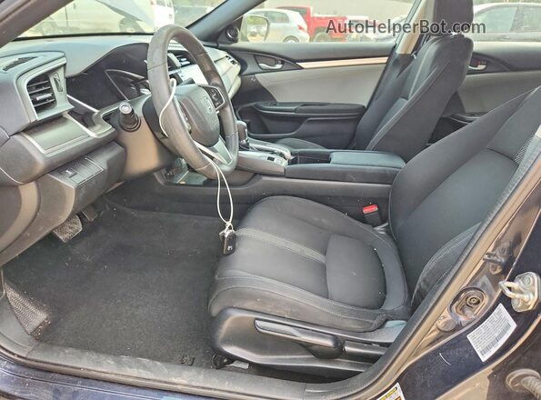 2HGFC2F57HH566312 2017 HONDA CIVIC Синий Вид салона спереди