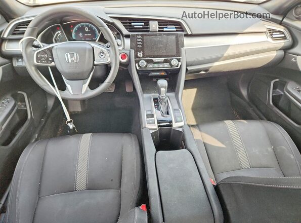2HGFC2F57HH566312 2017 HONDA CIVIC Синий Вид панели приборов