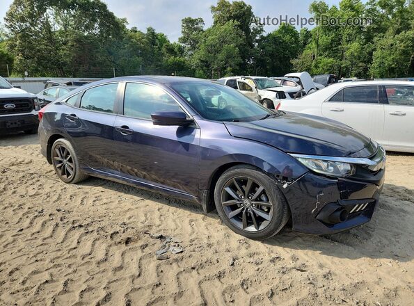 2HGFC2F57HH566312 2017 HONDA CIVIC Синий Передняя правая четверть