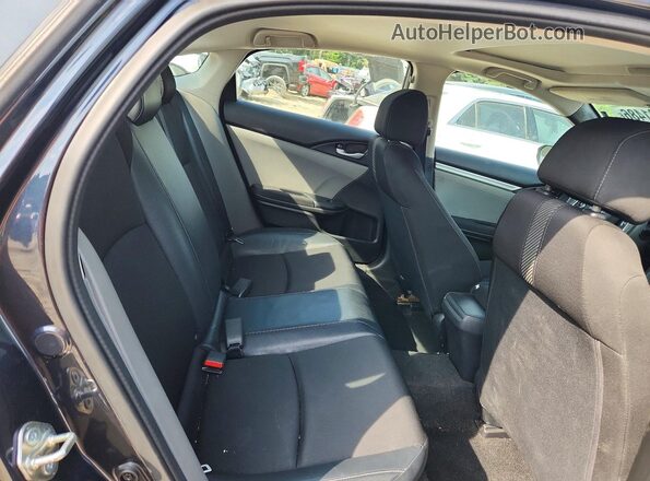 2HGFC2F57HH566312 2017 HONDA CIVIC Синий Вид задних сидений