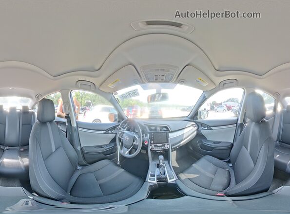 2HGFC2F57HH566312 2017 HONDA CIVIC Синий Вид наклейки с VIN-кодом