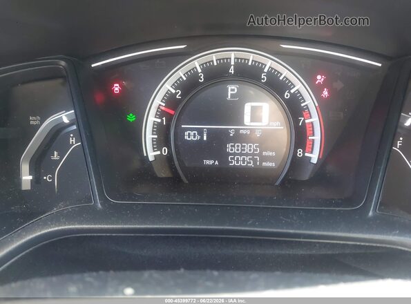 2HGFC2F57JH513468 2018 HONDA CIVIC Black Հետևի նստատեղերի տեսք