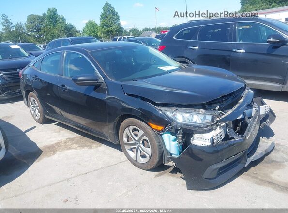 2HGFC2F57JH513468 2018 HONDA CIVIC Black Սալոնի հետևի տեսք