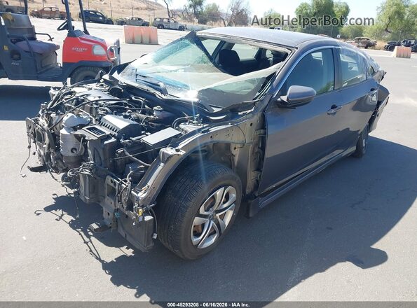 2HGFC2F57JH519030 2018 HONDA CIVIC Gray 